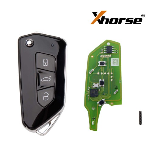 XHORSE XKGA81EN All Black Buttons GAO8 Style Universal Wired Remote - Pack of 5