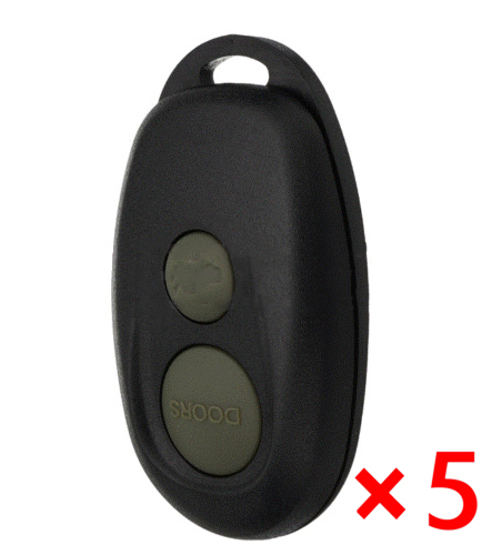 Remote Key Shell Case 2 Button Fob for Toyota Camry Avalon 2000 2001 2002 2003 2004 2005 2006- pack of 5 
