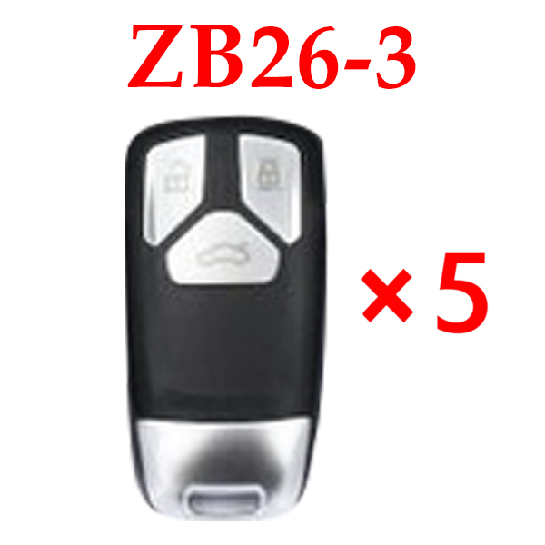 Universal ZB26-3 KD Smart Key Remote for KD-X2 - Pack of 5 