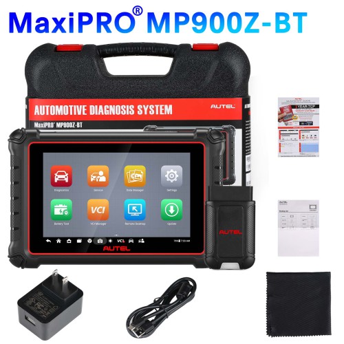[US/EU/UK Ship] Autel MaxiPro MP900Z BT (MP900 BT) Diagnostic Scanner Supports ECU Coding, Pre & Post Scan, DoIP CAN FD Protocols, Upgraded Ver. Of MP808BT PRO