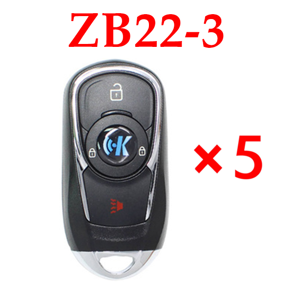 Universal ZB22-3 KD Smart Key Remote for KD-X2 - Pack of 5 