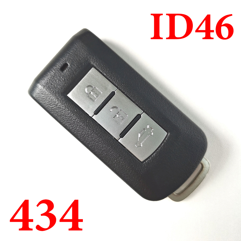 3 Buttons 434 MHz Smart Proximity Key for Mitsubishi Outlander - Keyless Go