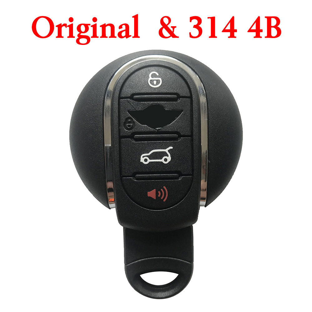 Original BMW MINI Smart Proximity Key - 314 MHz 4 Buttons ID49