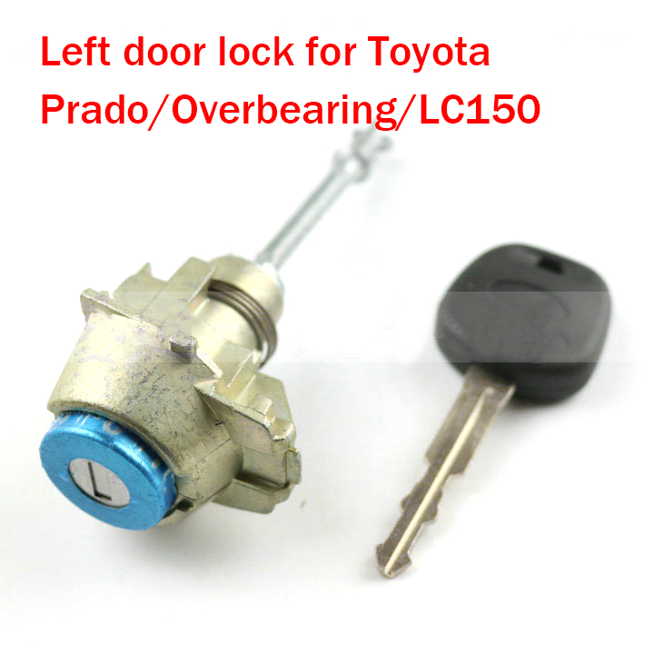 Toyota Prado LC150 left front door lock cylinder central control door lock lock bile car full car lock cylinder