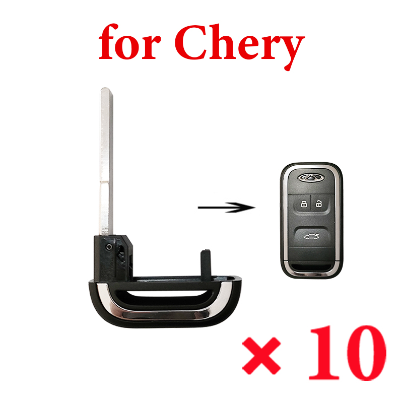 Emergency Smart Key Blade for Chery - Pack of 10