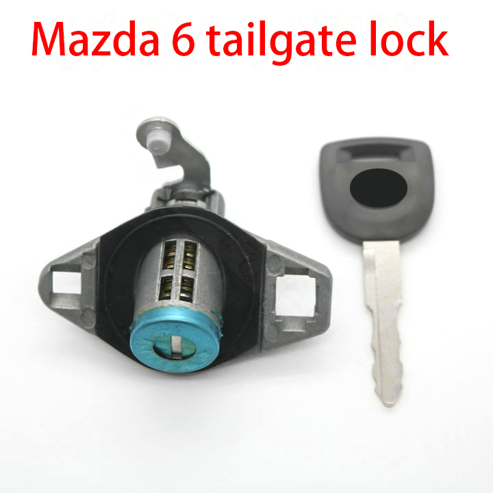 Mazda 6 tailgate lock cylinder tail box lock cylinder trunk lock cylinder modification matching car tail box lock