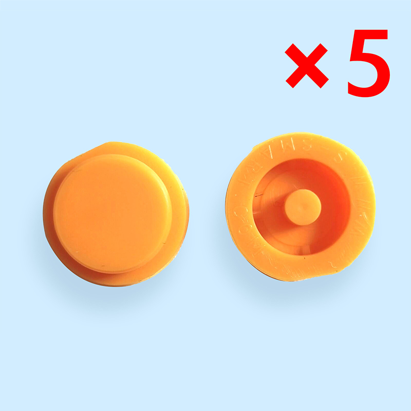 1 Button Key Shell Rubber Pad for Smart - Pack of 5