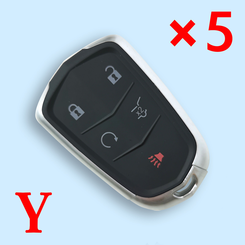 Smart Replacement Remote Key Shell for Cadillac XTS - pack of 5 