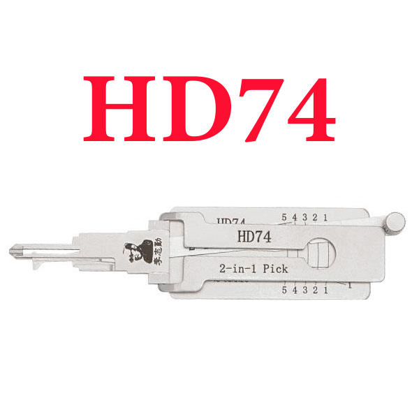 Original LISHI - HD74 Honda Motorcycle / 2-in-1 Pick & Decoder / AG - Anti-Glare