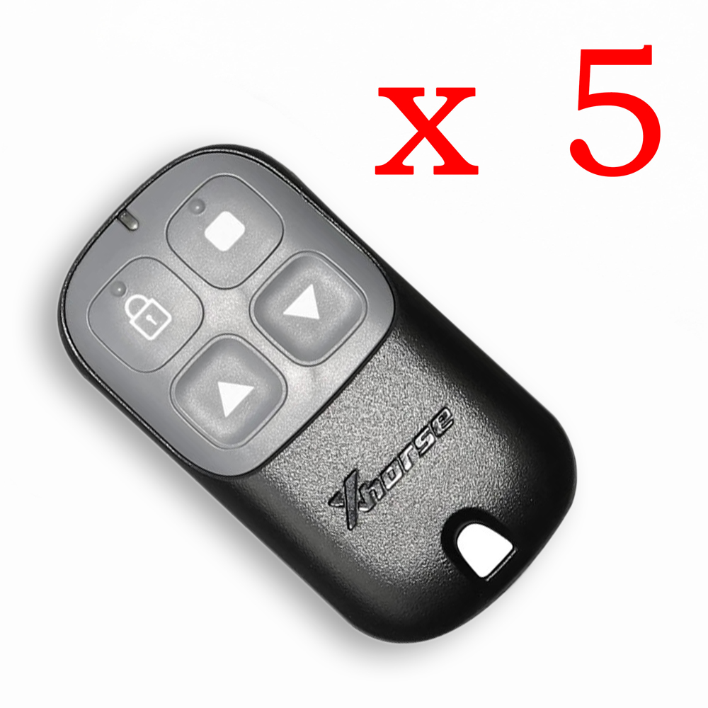 Xhorse XKXH03EN Wire Garage Remote - Pack of 5