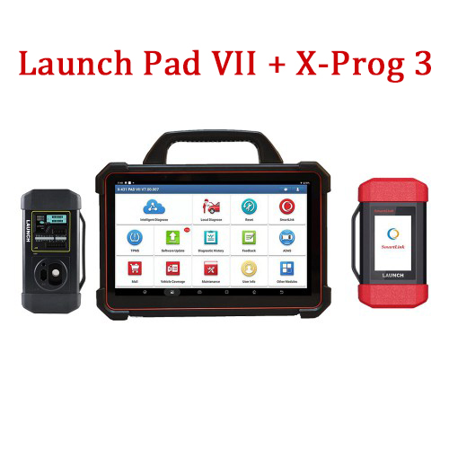  Launch X-431 PAD VII PAD 7 Plus GIII X-Prog 3 Support Key & Online Coding Programming and ADAS Calibration - with 2 years free online update