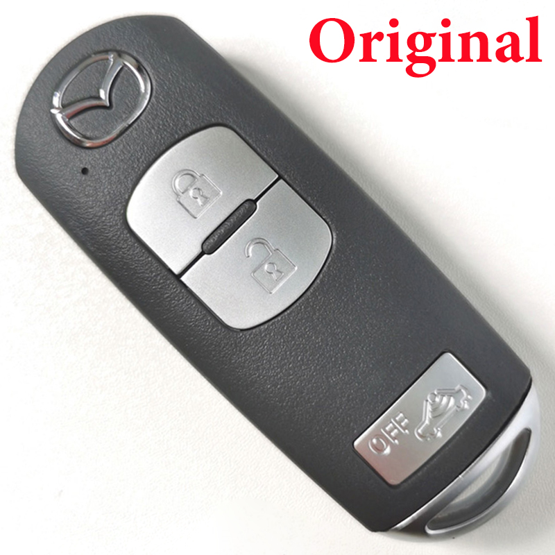 3 Buttons 434 MHz Smart Key Keyless Go for Mazda with Original PCB - SKE13E-02