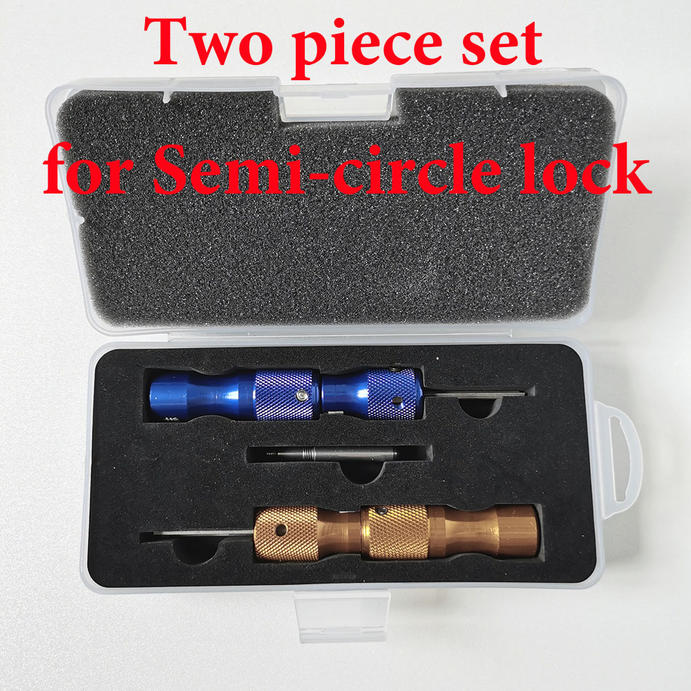 Semicircle Locking Position Tool Set Semicircle With /Without Side For Padlock U-shaped Lock Professional Locksmith Tools 