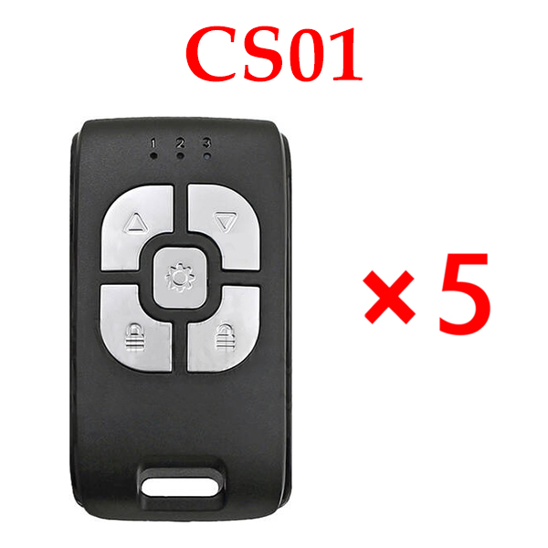 KEYDIY KD CS01 Cloud Key All In One Garage Remote Key 5 Buttons 225-915Mhz - pack of 5