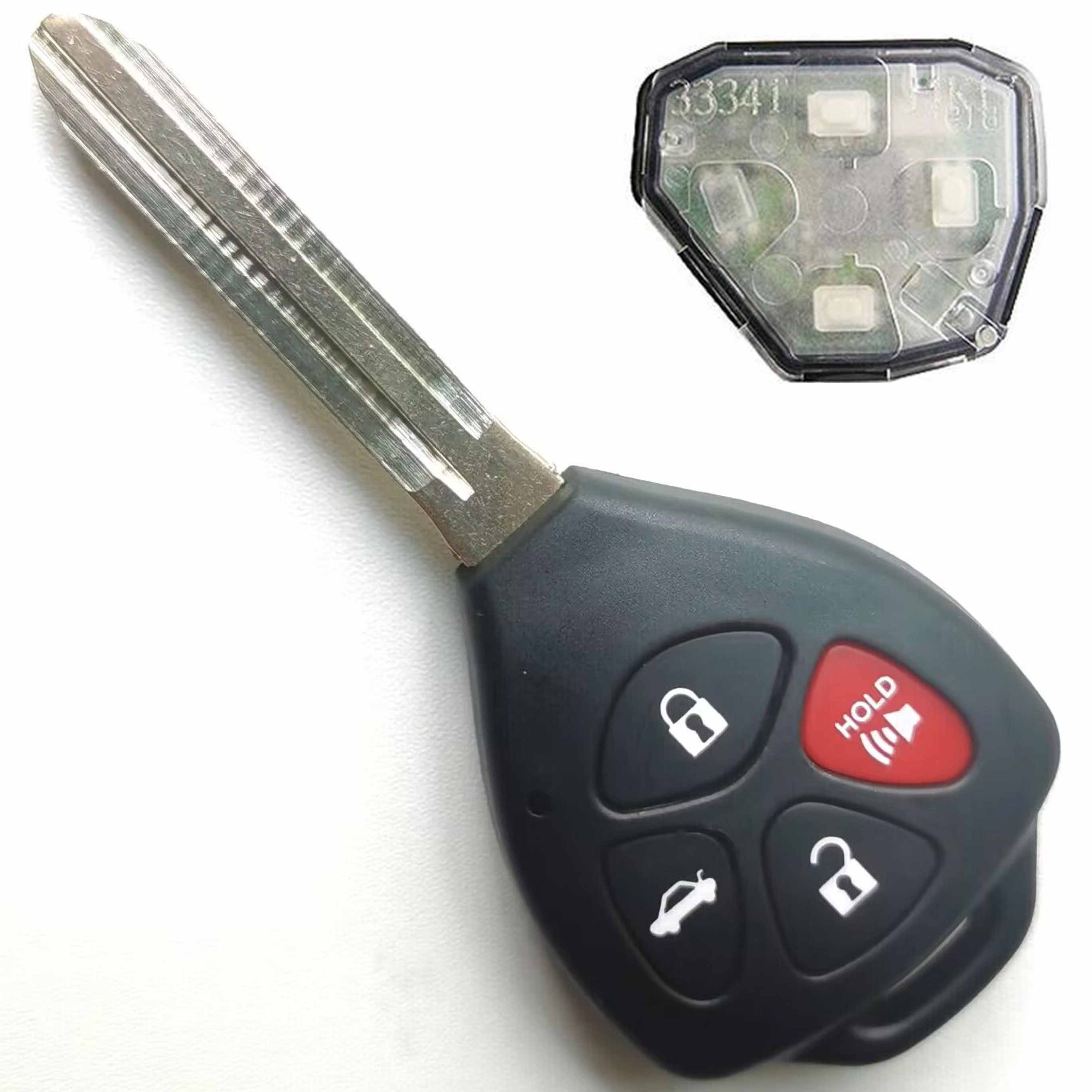 314.4 MHz Remote Head Key for Camry Corolla / HYQ12BBY / 4D67 Chip