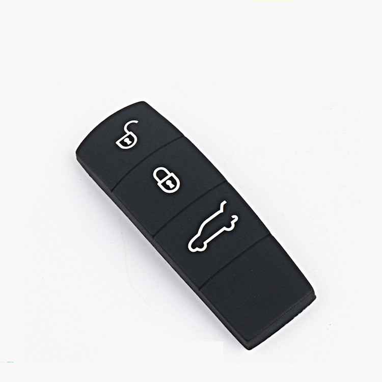 Silicone Rubber Key Button Pad for Porsche - 5 pieces
