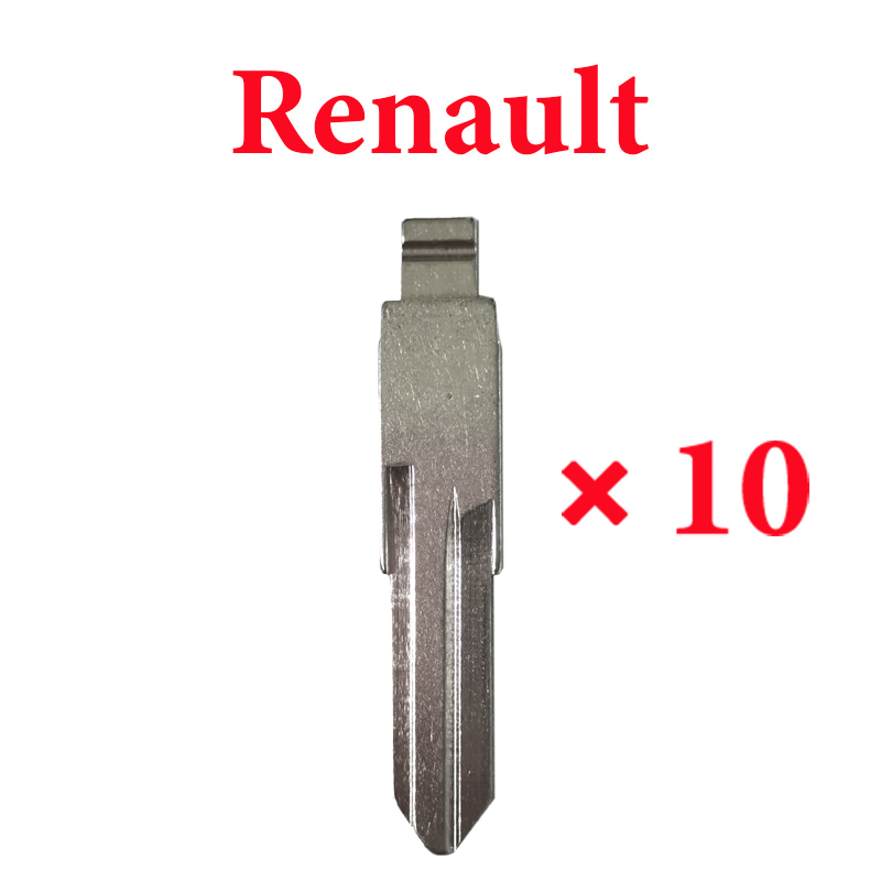 153# Left Side Key Blade for Renault  -  10 pcs 