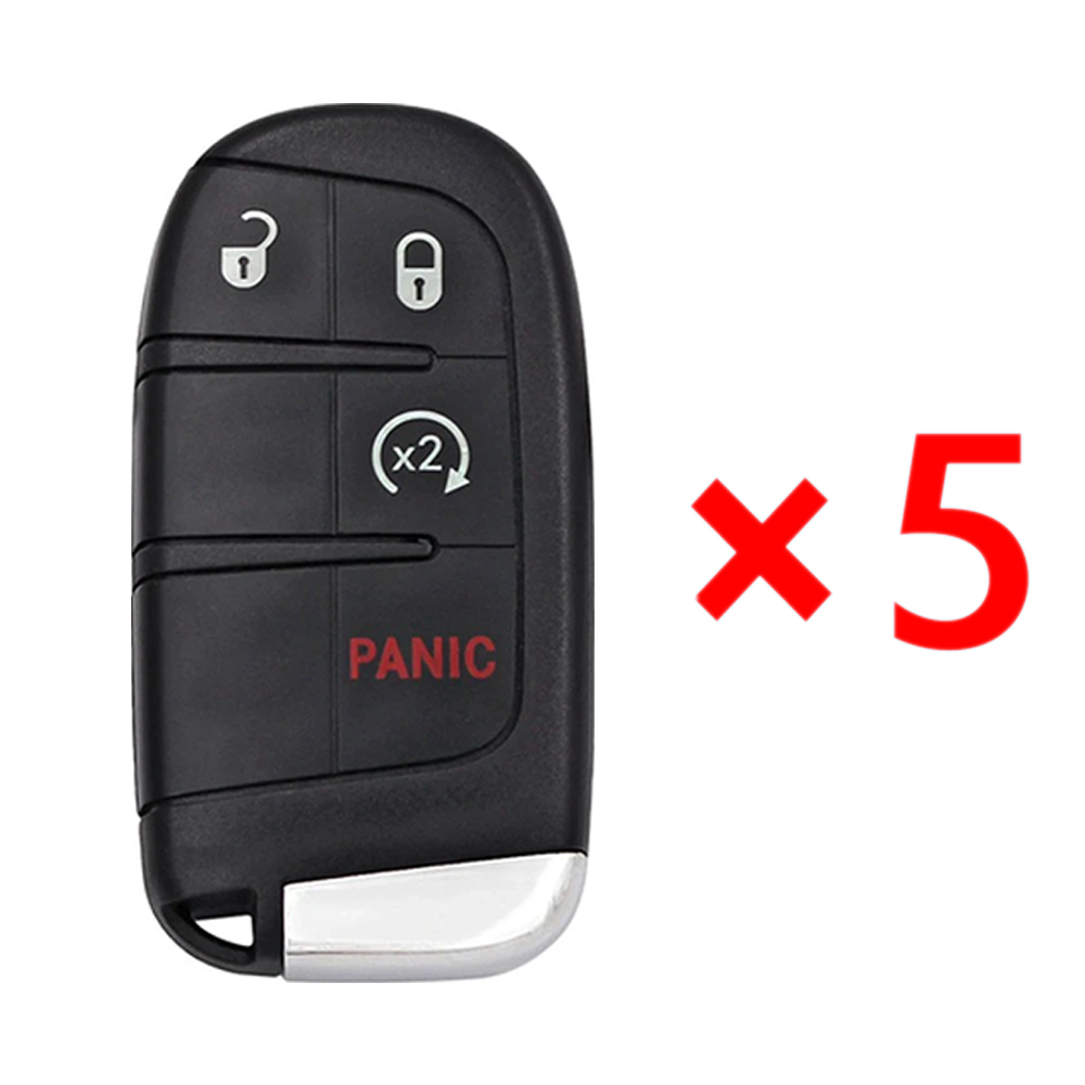 Autel IKEYCL004AL Universal Smart Remote Key 4 Buttons Type Jeep Chrysler Dodge Type - Pack of 5