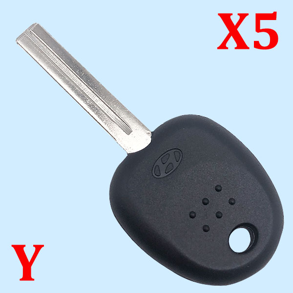 Transponder Key Shell TOY48 for Hyundai Laser (5pcs)