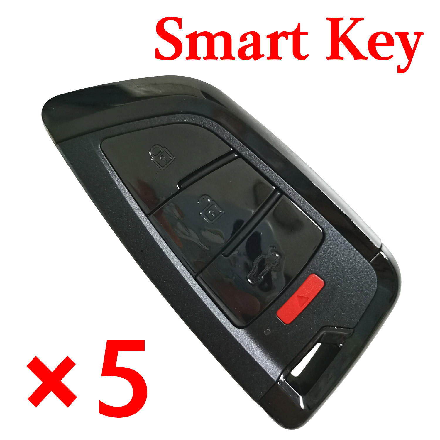 Xhorse Universal Smart Key - XSKF21EN 4 Buttons Knife Stype - Pack of 5
