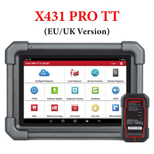 [Ship from EU][EU&UK Version] 2024 LAUNCH X431 PRO TT Bidirectional Scan Tool with DBSCar VII Connector 37+ Reset ECU Online Coding CANFD Key IMMO