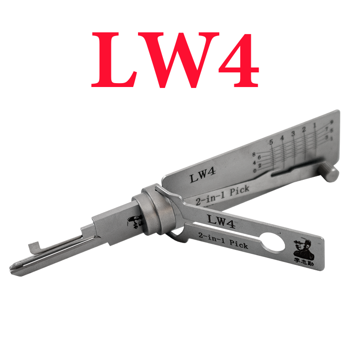 Original LISHI Tools LW4 (5-Pins) 2-IN-1 PICK