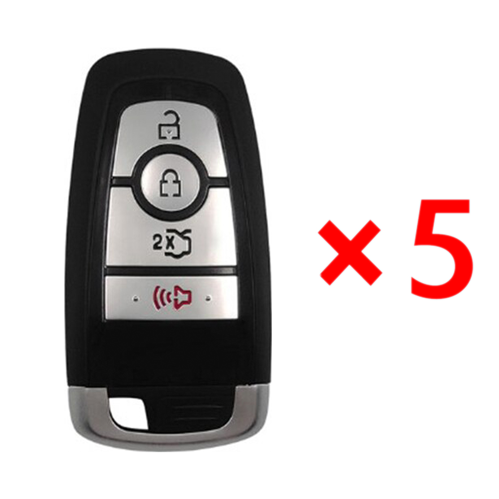 Autel IKEYFD004AH Universal Smart Remote Key 5 Buttons Ford Type - Pack of 5