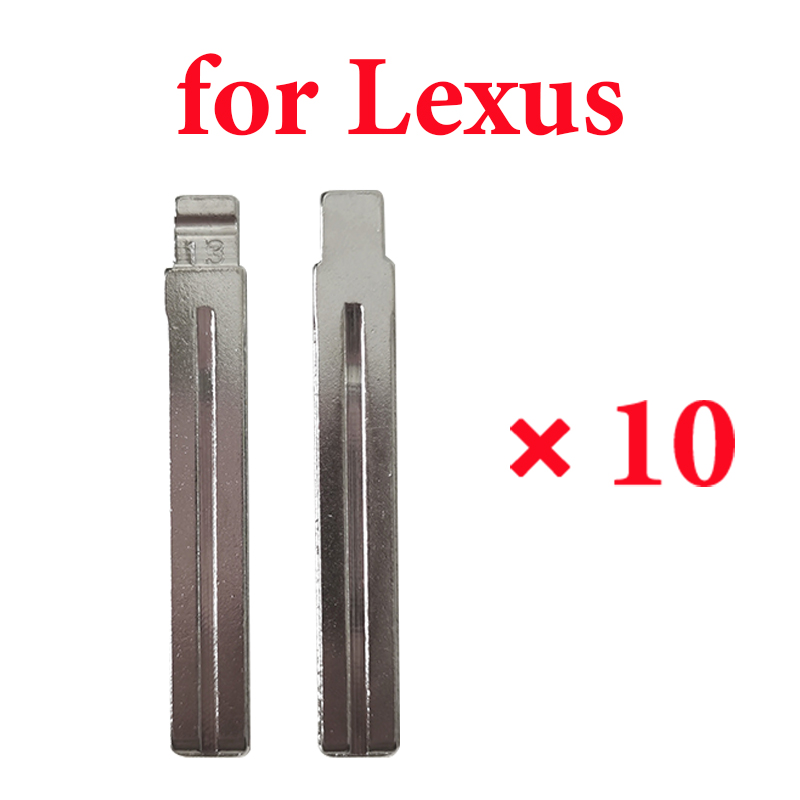 13# TOY40 Key Blade for Lexus - Pack of 10