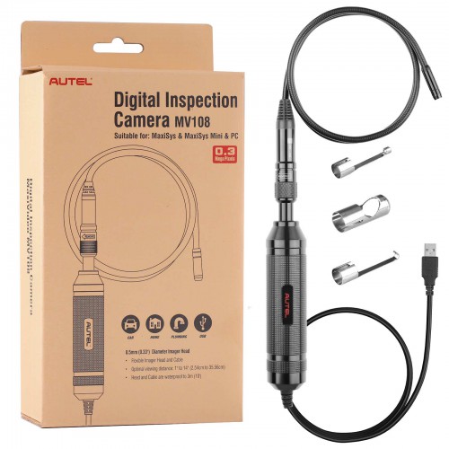 [US/EU/UK Ship] Original MaxiVideo MV108 8.5mm Digital Inspection Camera for MaxiSys Tablet Kit