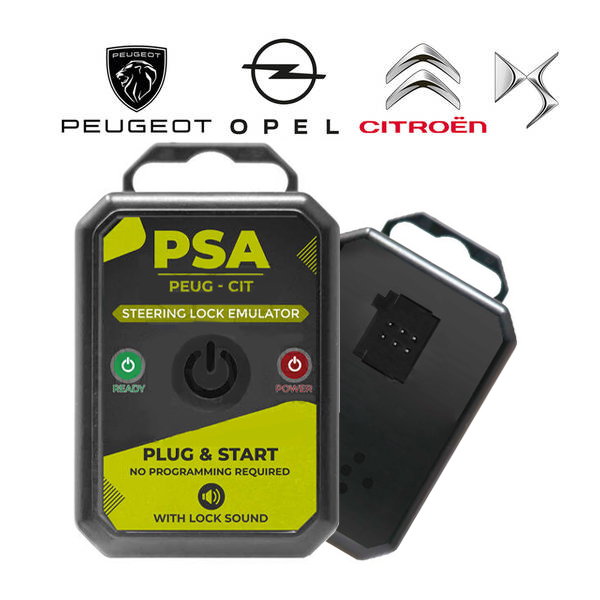 PSA Peugeot Citroen Opel 2011 and Up Steering Lock Emulator Simulator With Lock Sound