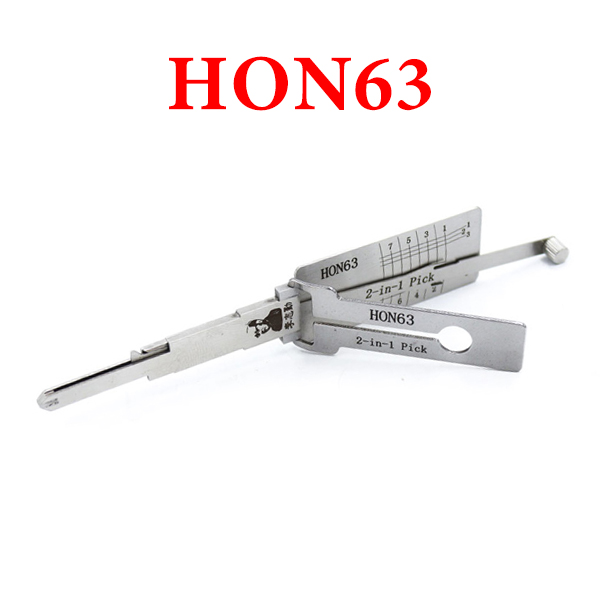 ORIGINAL LISHI - HON63 - for Honda Motorcycle with Magnetic Gate / 2-in-1 Pick & Decoder / AG