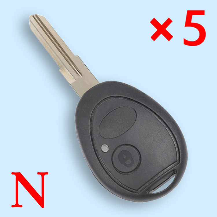 Remote Key Case 2 Button for Land Rover Discovery 1999-2004 without Logo - pack of 5 