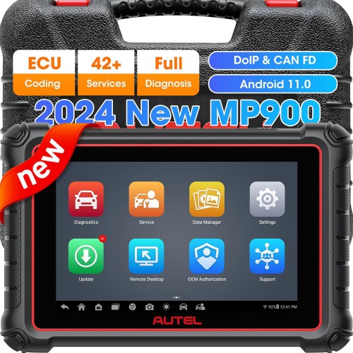 [US/EU/UK Ship] 2024 Autel MaxiPRO MP900 All System Diagnostic Scanner Android 11.0 ECU Coding Bi-directional Control Upgraded Of MP808S / DS808S