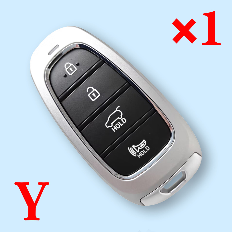 4 Button remote key shells replacement shell Suitable for Hyundai new Tucson L Sonata Kustu Palisade- 1pcs 