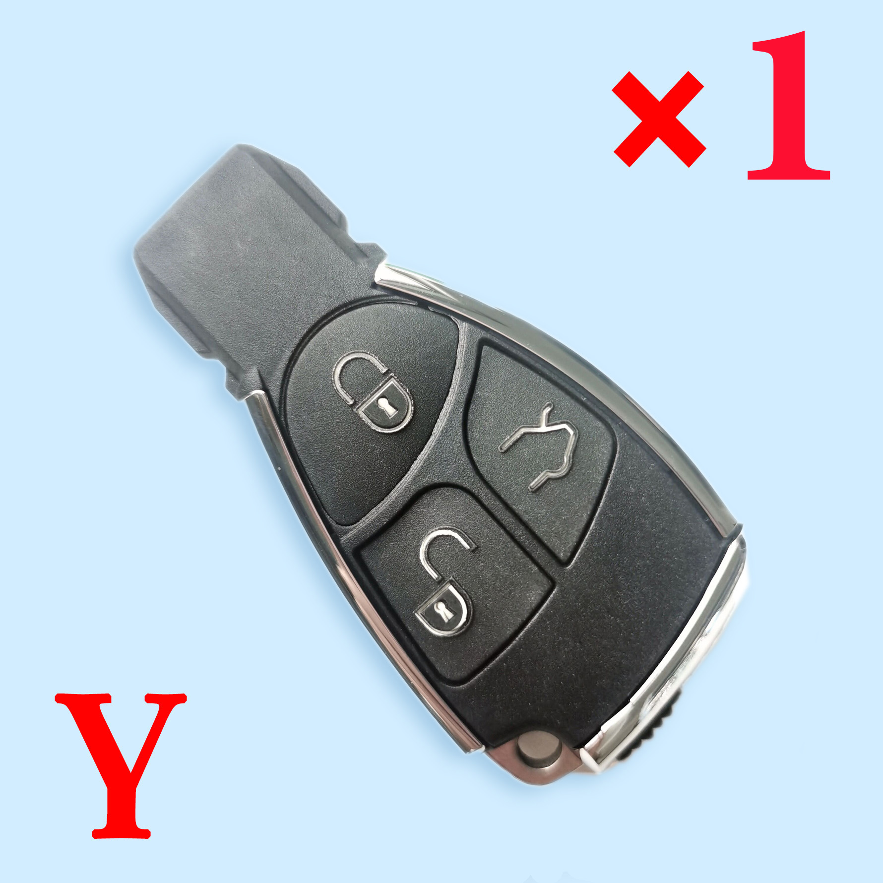 Old Stype Key Shell for Mercedes Benz Black Color 