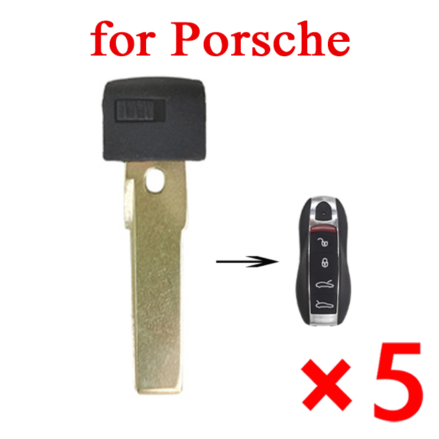 Smart Emergency Key Blade for Porsche  -  Pack of 5