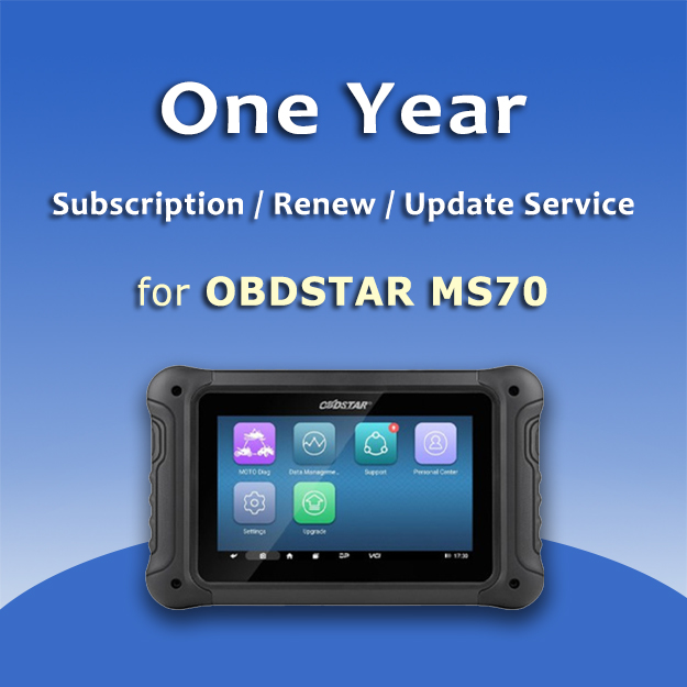 OBDSTAR MS70 Motorcycle Scanner One Year Update Service (Subscription Only)