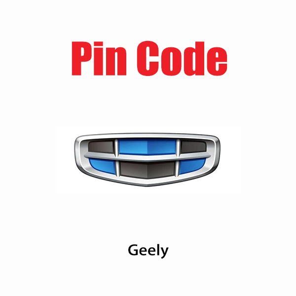 Immo pin code calculation service for geely auto