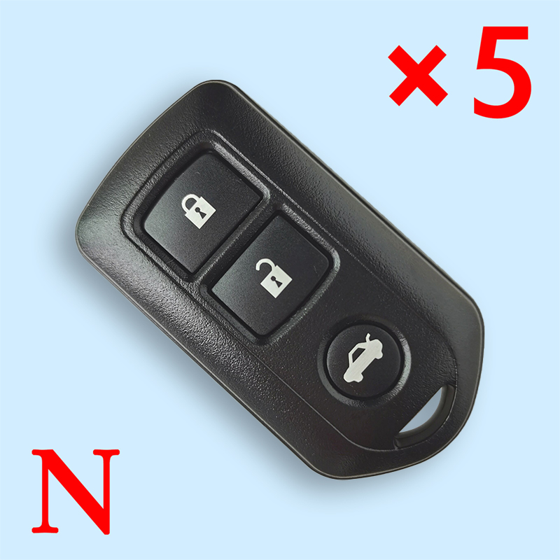 3 Buttons remote key shell for Toyota Camry/Vios/Verso 5pcs