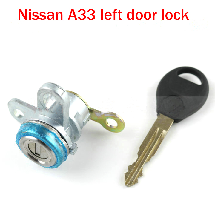 Nissan A33 left door lock cylinder Nissan old sunshine left door lock A32 Nissan central control door lock