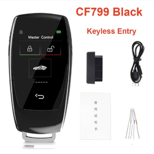 CF799 Modified LCD Type Universal Smart Key - Black Color