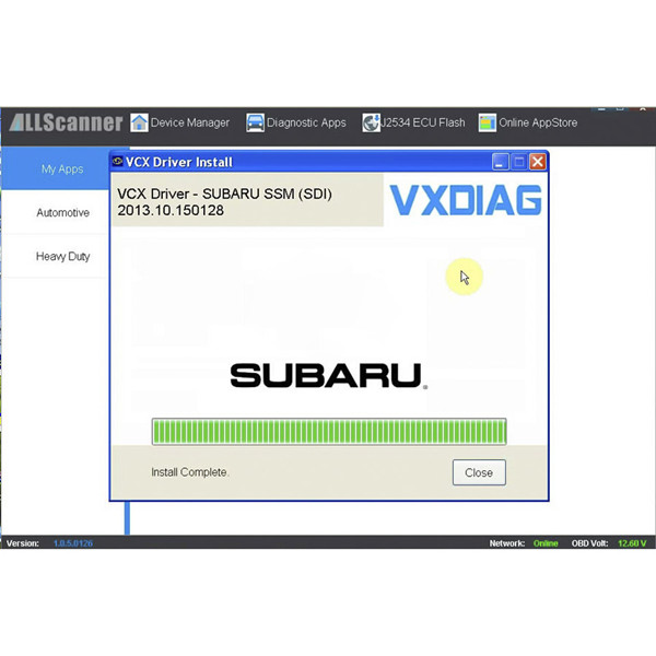V2018.4 SUBARU SSM-III Software Update Package for VXDIAG Multi Diagnostic Tool
