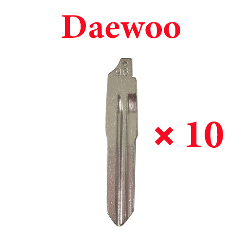 #96 Key blade For Daewoo - Pack of 10