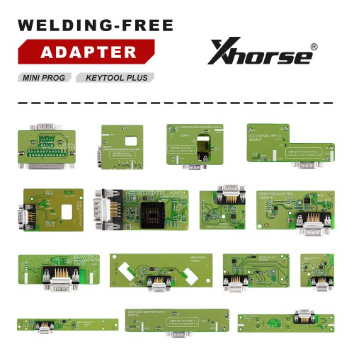 Xhorse XDNPP0CH Soldering-Free Adapters and Cables Full Set 