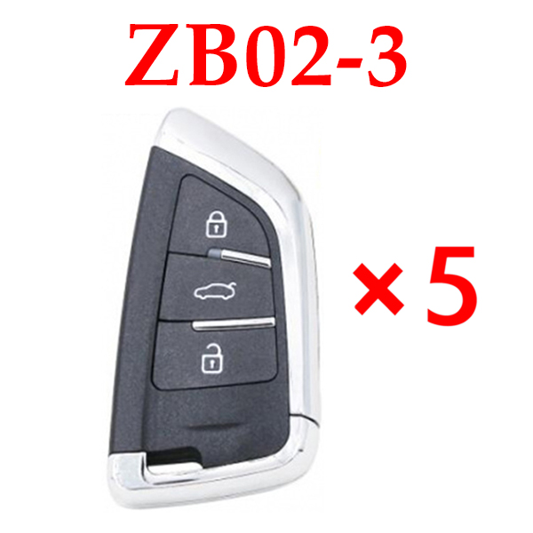 Universal ZB02-3 KD Smart Key Remote for KD-X2 - Pack of 5 
