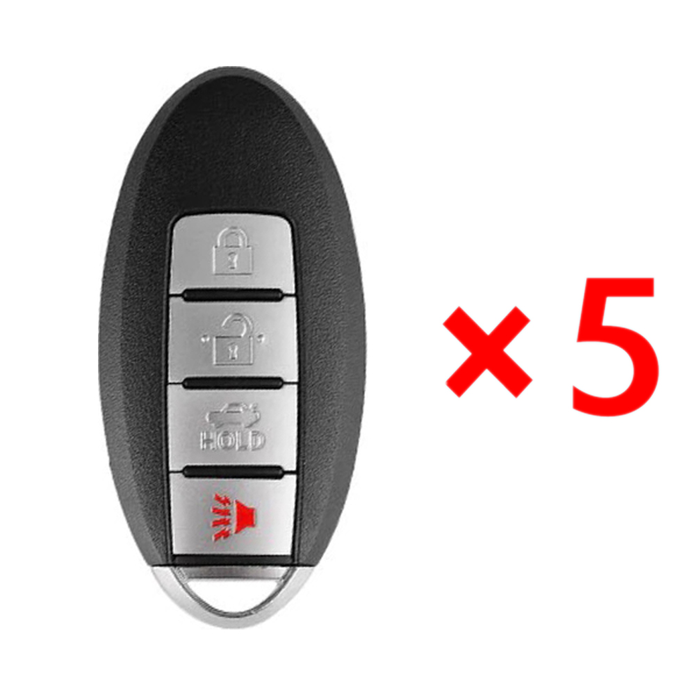 Autel IKEYNS004AL  Universal Smart Remote Key 4 Buttons Nissan Type - Pack of 5