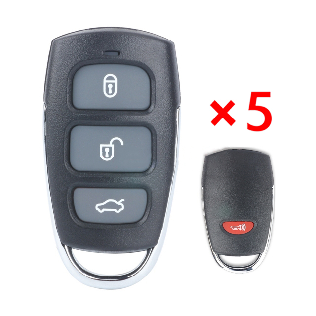 Remote Key Shell 3+1 Button for Hyundai Kia - pack of 5 