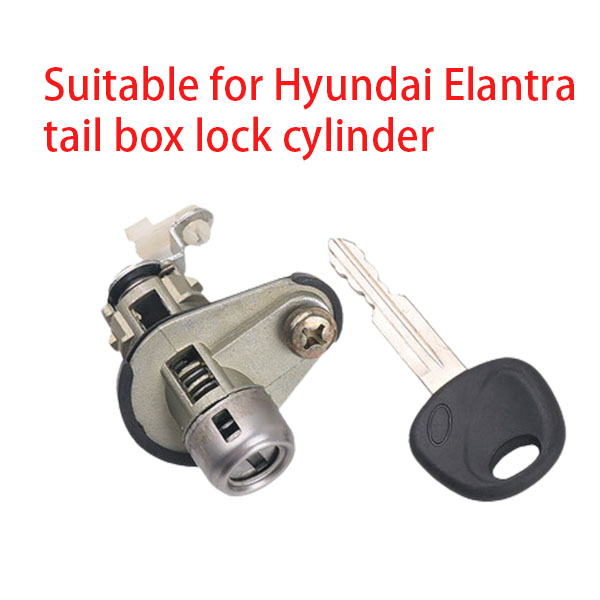Suitable for Hyundai Elantra Tail Box Lock Cylinder Trunk Lock Cylinder Car Modification Replacement Tail Box Lock Cylinder