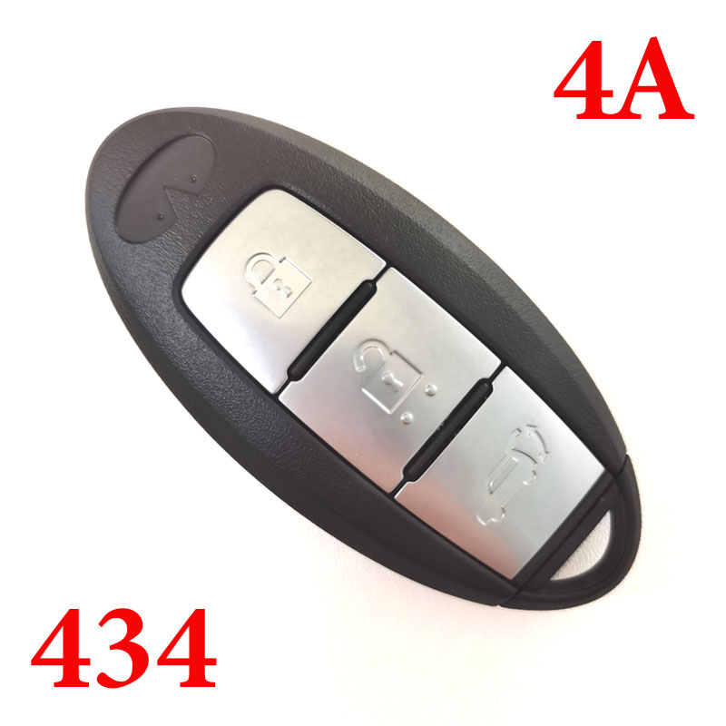 3 Buttons 433Mhz KR5TXN1 Smart Key For Infiniti Q50