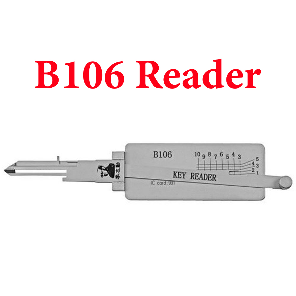 ORIGINAL LISHI - B106 B107 GM / (Non-Warded) Key Reader